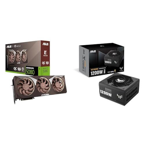 �y�Z�b�g�����zASUS GEFORCE RTX 5080 NOCTUA �G�f�B�V���� 16GB GDDR7 RTX5080-O16G-NOCTUA �������K�㗝�X�i�{ASUS pc�d�����j�b�g 80 Plus Gold 1200W ATX TUF-GAMI