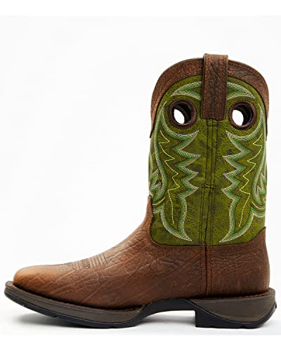 Durango Men's Rebel Western Performance Boot Square Toe Green 12 D(M) US3