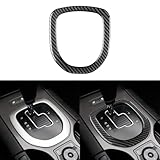 Car Auto Gear Shift Panel Frame Trim Real Carbon Fiber Interior Sticker Decor Compatible with Pontiac G8 2008 2009/Holden Commodore 2006 2007 2008 2009 2010 2011 2012 Accessories Decal Black