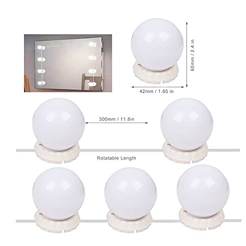 Kit Luz De Camarim Para Espelho Maquiagem Com 10 Lâmpadas Led Penteadeira - CompleteStore®