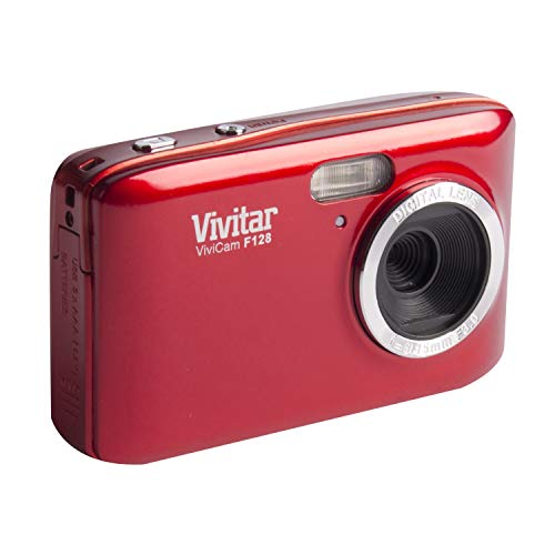 Vivitar HD 14.1MP Lightweight Portable 2.7 Inch Preview Screen Digital Camera, red