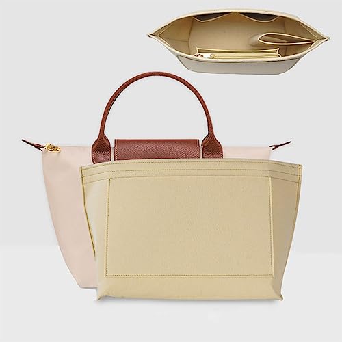 Chispee Bag Organizer for Longchamp Bag Medium Size Purse Organizer Insert Felt Insert Bag Organizer fit Bag Storage & Finishing