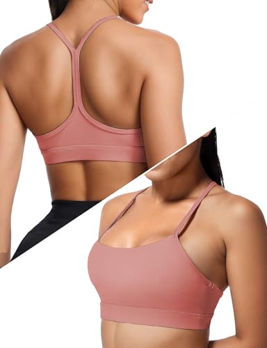 Image of Buauty Sports Bra for Women, Y Back Light Support Workout Bra with Removable Pads for Yoga Pilates Gym