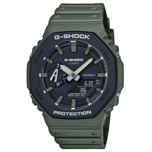 Casio Reloj Analógico-Digital para de los Hombres de Cuarzo con Correa en Resina GA-2110SU-3AER