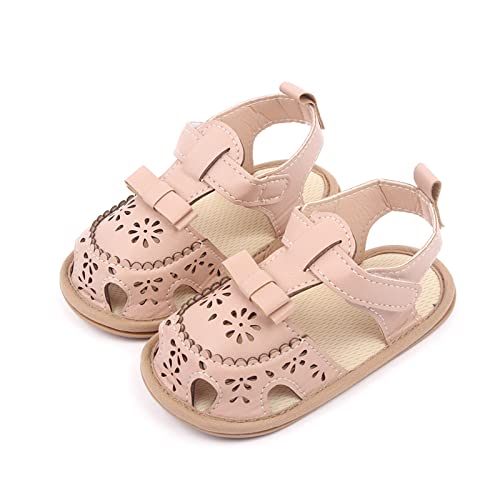 Baby Shoes Summer Baby Boy Girl Shoes Toddler Flats Sandals Soft Rubber Sole Anti-Slip Hollowed Crib First Walker Shoes