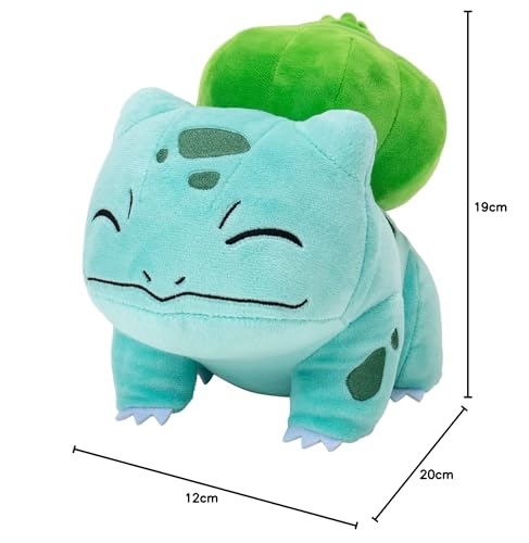 Pokémon Peluche Oficial Bulbasaur de 8 Pulgadas