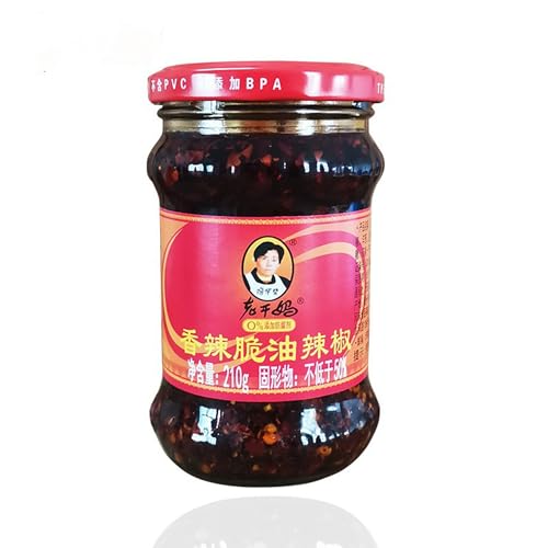YIJIA | Salsa de Chili Crujiente 210g - Un gran condimento para casi todos los platos chinos