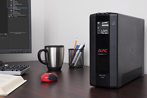 APC UPS 1500VA UPS Battery Backup and Surge Protector, BX1500M Backup Battery Power Supply, AVR, Dataline Protection - Image 5