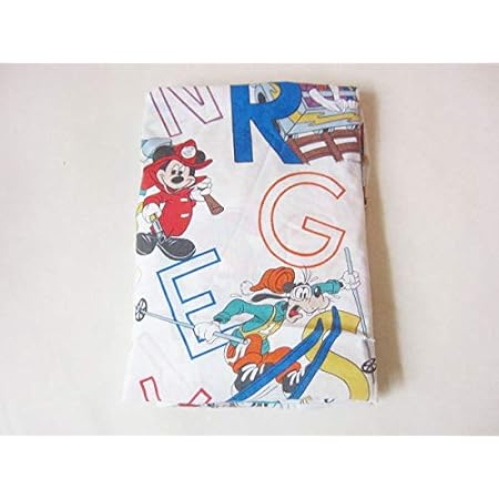 Amazon ミッキー ディズニー アルファベット カットなし 大判 はぎれ 生地 ボックス シーツ D129 布 生地 通販