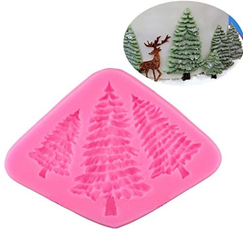 September Pine Moulds Cedar Mold Christmas Tree Molds Cake Fondant Mould DIY Baking