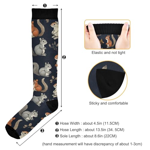 Image of Fisyme Socks for Women Men, Warm Comfort Athletic Crew Running Hiking Cycling Compression Socks