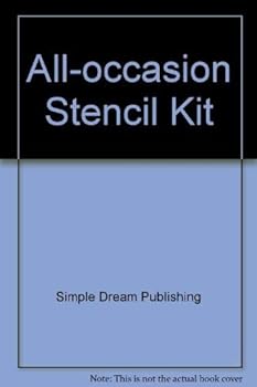 Hardcover All-occasion Stencil Kit Book