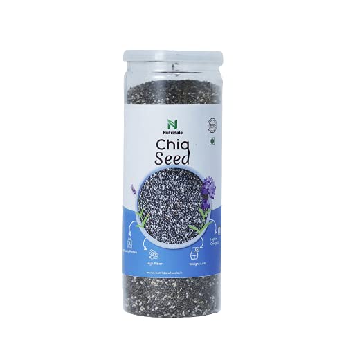 NUTRIDALE Chia Seeds ( Omega3 Rich, Gluten Free Superfood ), 200 Gm