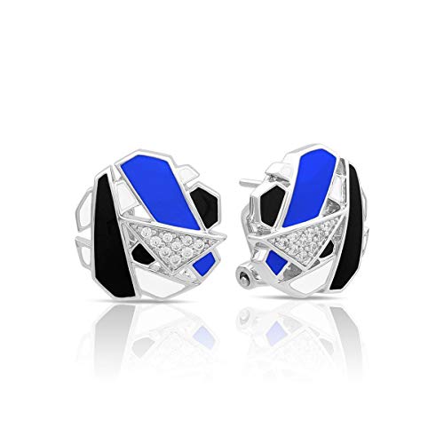 Boucles d'oreilles Spectrum en métal émaillé pour femme