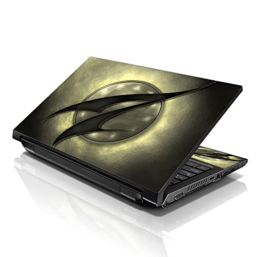 Image of LSS 15 15.6 Inche Laptop Notebook Skin Sticker with 2 Wrist Pads - Reusable Cover Protector Vinyl Sticker Cover Decal Fits 13 inch - 16 inch HP Asus Acer Samsung - Sign Pattern
