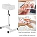 LEDUNI Silla para Pedicura Reposapiés de Altura Ajustable de Salón Escritorio del...