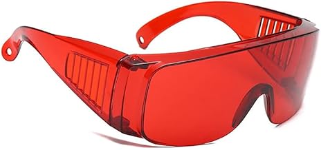 TopHomer Safety Glasses, Protective Lab Goggles UV Resistant Safety-Over Spectacles for Workshop, Laboratory and Construction