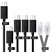 Royal Flag USB 2.0 A Male To Micro B Sync and Charging Cable, 6 Pack (1 Feet, 4 Feet, 10 Feet)