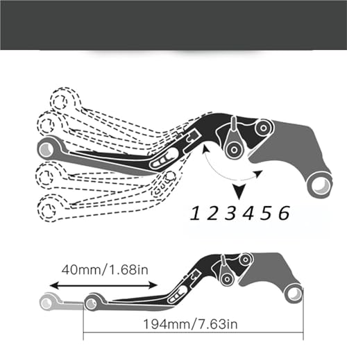 Levier de frein réglable pour G 310 GS résolvant la fatigue des mains - 2