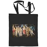 My Custom Style Sac Shopper Coton Jaune#Arte-Le Printemps, Botticelli# M70
