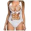Z#02-white-muscle Print Swimsuit