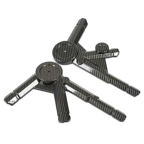 Protection Cadre Moto, Anti-Rayures Design Sportif Couvre-Cadre Fibre de Carbone 2 Pièces pour Motards Aventure Randonnée Route Voyage et Déplacements Longue Distance