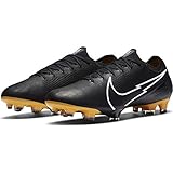  Nike Vapor 13 Elite TC FG Fußballschuhe Schwarz Weiß - Herren (Numeric_42)