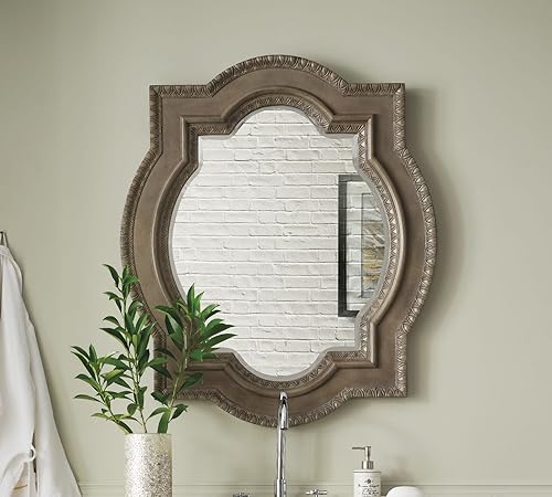 James Martin Furniture Castellano – Espejo de doble arco (89 cm)