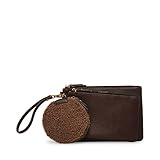Doublure en polyester Anne Klein Pochette multimédia Mixte Trio W/Wrislet, Sac Femme, Expresso/Expresso/café Shearling, Einheitsgröße