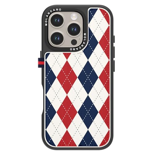 Coque iPhone 16 Pro Max Cuir Durable Molan Cano Élégant Étui Mince Haute Protection