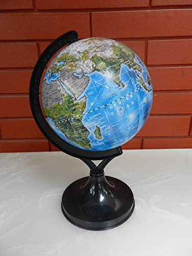 Cosmic globe Exports Educational Physical Laminated World Globe (5-inch diameter) with sturdy frame; globe small