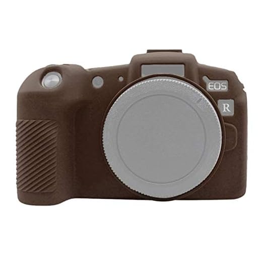 ASDHOI Mince et léger en Silicone Souple étui de Protection, for Canon EOS RP (Couleur : Coffee)