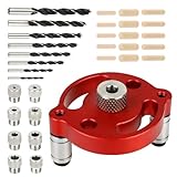 ドリルガイド ドリルスタンド 垂直穴あけ ダボ穴治具 キット SENJWARM 2/3/4/5/6/7/8/9/10mmスリーブ付き ドリル位置決めガイド 木工工具 防錆性 耐久性 木材 アルミ板など 簡単な使用と調整 DIY木工