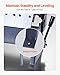 VEVOR Box and Pan Brake, 12 in Sheet Metal Bending Brake, 20-Gauge Mild Steel Capacity, 0-135 Degree Adjustable, Metal Bender Machine with 5 Fingers, Heavy-Duty Aluminum Folder for Precise Bending