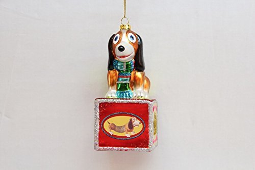 December Diamonds Slinky Dog Dachshund Ornament