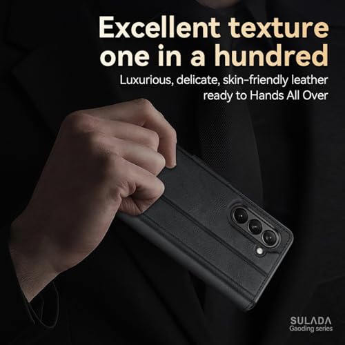 Coque fine Galaxy Z Fold 5 idéale pour le bureau avec support vidéo