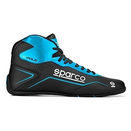 Sparco K-Pole Karting Shoe 001269 (Size: 46, Black/Blue)