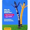 LookOurWay Air Dancers Inflatable Tube Man Attachment - 20 Feet Tall Wacky Waving Inflatable Dancing Tube Guy for Business Promotion - Blower Not Included