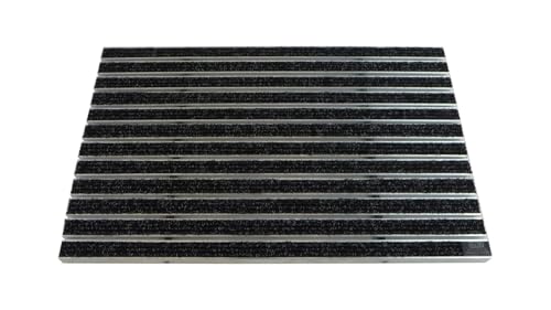 EMCO Eingangsmatte DIPLOMAT Rips anthrazit 22mm Fußmatte Schmutzfangmatte...