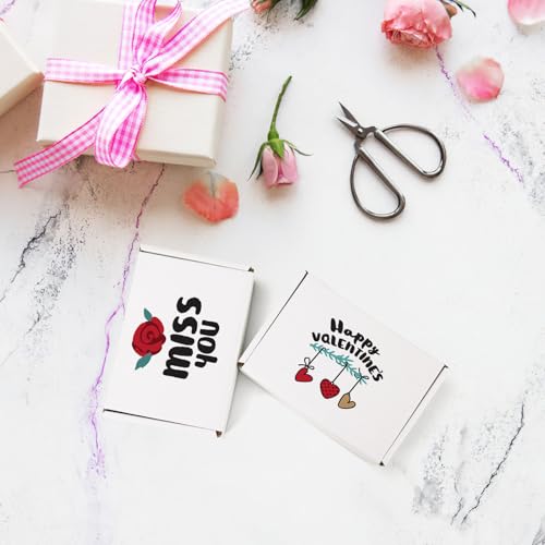 Image of RLAVBL 75 Pack 6x4x2 Small Shipping Boxes, White Corrugated Cardboard Mailer Box for Packing, Mailing, Business