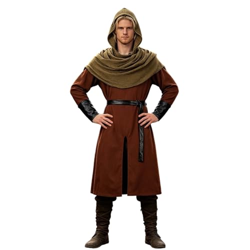 Tunique Médiévale pour Spectacle et Fête Renaissance Costume Adulte Mixte