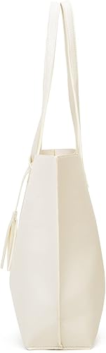 Miniatura 6 de Dreubea - Bolso de piel sintética suave de mujer, para usar sobre el hombro, de gran capacidad, bolsa con borlas