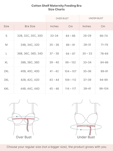 Image of ZELENA Fine Rib Cotton Non Padded Feeding Bra with Nursing Clips