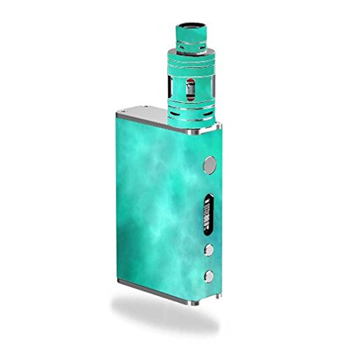 Decal Sticker Skin WRAP Blue Teal Aqua Smoke Cloud Clouds for Smok Micro ONE Kit - //coolthings.us