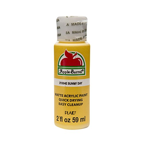 Apple Barrel Acrylic Paint in Assorted Colors (2 oz), 21384, Sunny Day