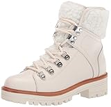 Marc Fisher Women's Isalia Ankle Boot, Cream Leather, 10