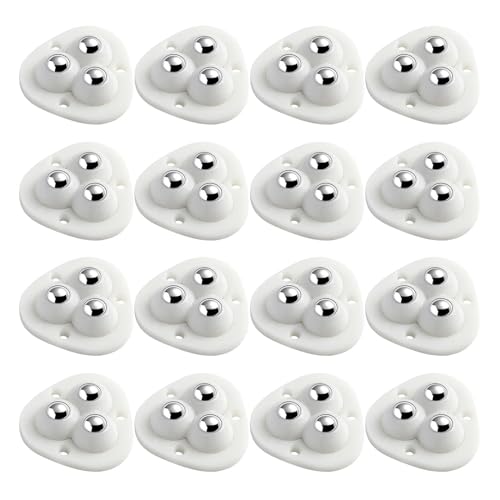 Rueda autoadhesiva de 360 grados pack de 16 mini ruedas giratorias para muebles pequeños 2