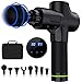 Massagepistole,Massage Gun für Nacken Schulter Rücken hand Massage 2400mAh mit 8 Massageköpfen 30 Geschwindigkeiten Elektrische Percussion Massagegerät mit LED-Anzeige-Touchscreen