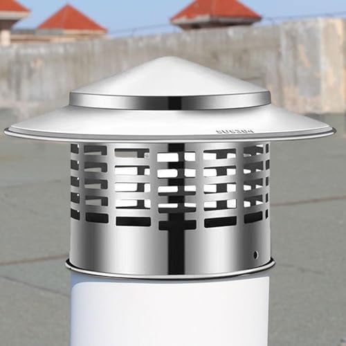 Protector para chimenea Estilo B en tejado exterior contra la intemperie 3