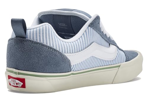 Image of Vans Unisex Knu Skool Sneaker, Stripes Glacial Slate, 10.5 US Men